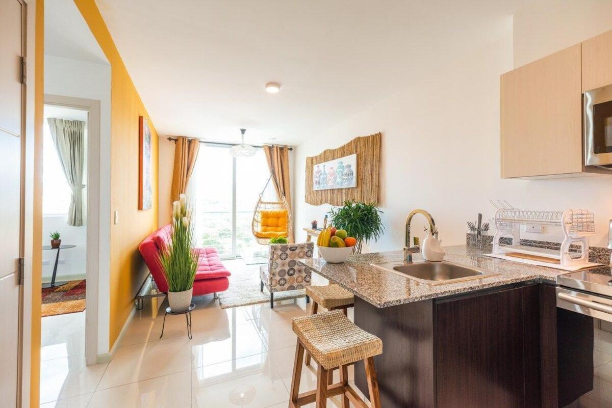 Boho Chic, Apart- Condo Cerca De Sjo Intl Airport Heredia Eksteriør bilde